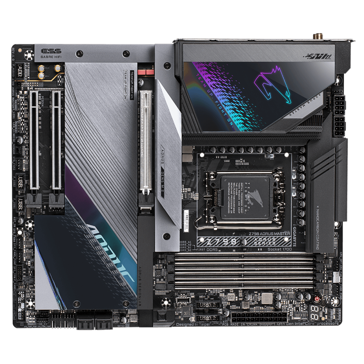 Placa Mãe Gigabyte Z790 Aorus Master, Chipset Z790, Intel LGA 1700, E-ATX, DDR5