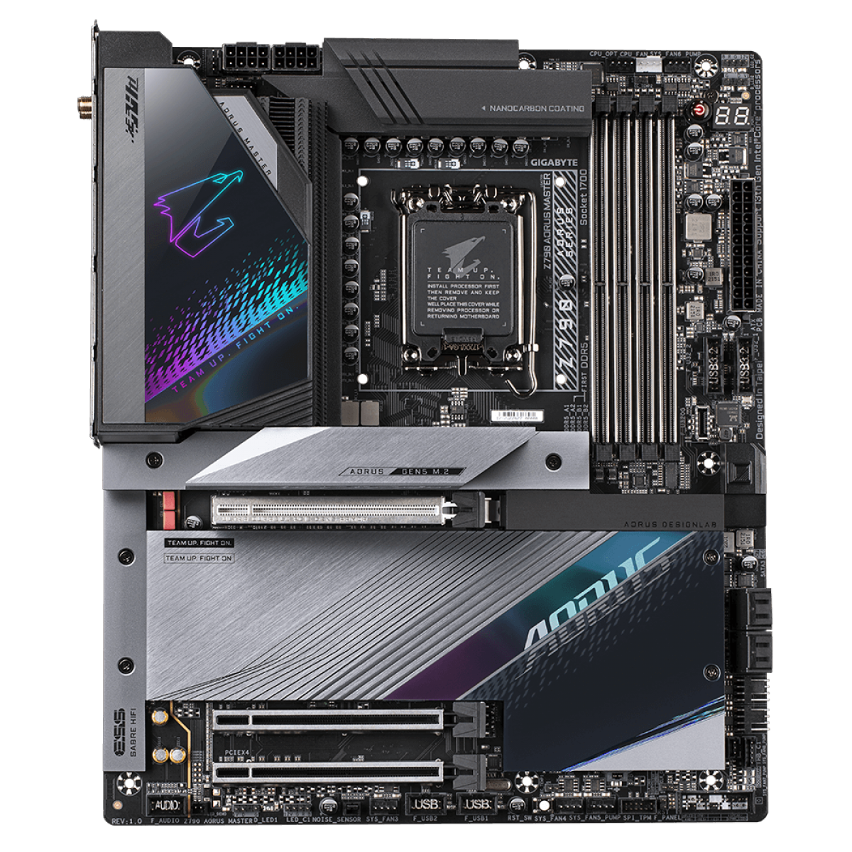 Placa Mãe Gigabyte Z790 Aorus Master, Chipset Z790, Intel LGA 1700, E-ATX, DDR5