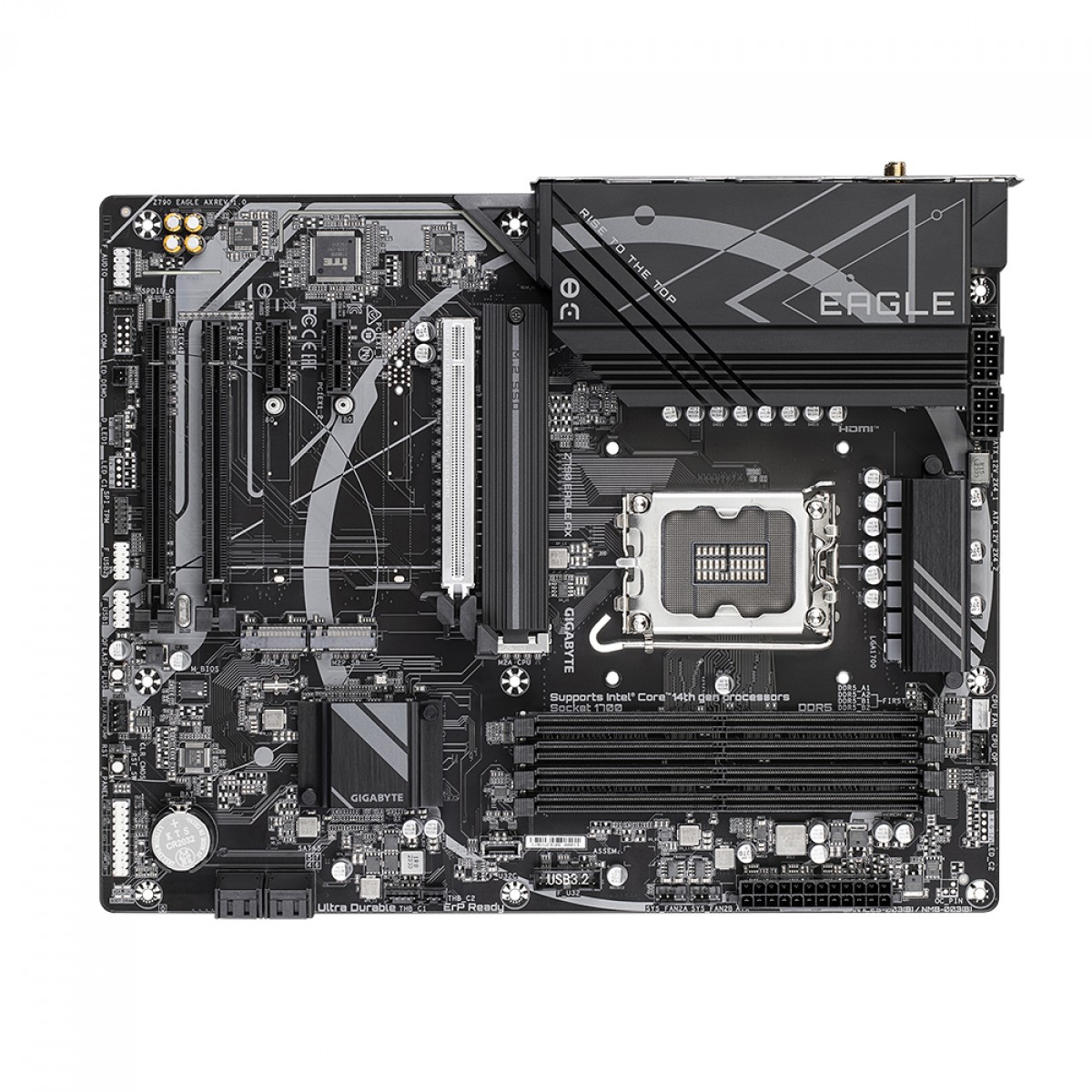 Placa Mãe Gigabyte Z790 EAGLE AX, Chipset Z790, Intel LGA 1700, ATX, DDR5