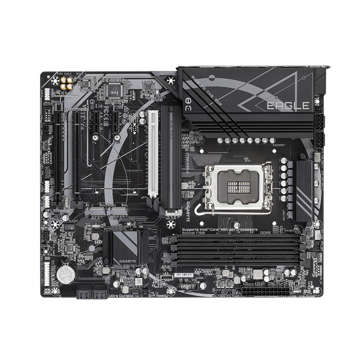 Placa Mãe Gigabyte Z790 Eagle, Chipset Z790, Intel LGA 1700, ATX, DDR5