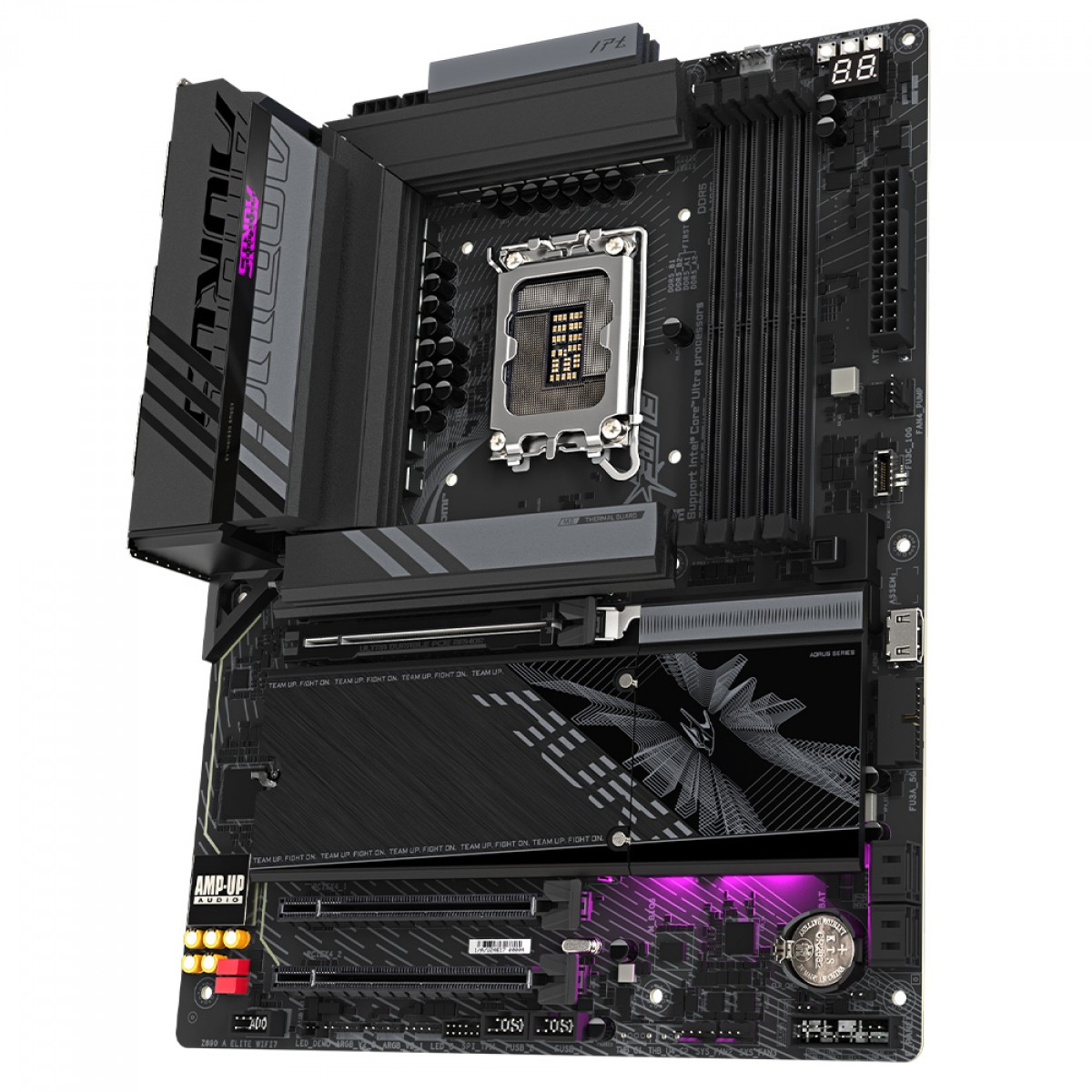 Placa Mãe Gigabyte Z890 AORUS ELITE WIFI7, Chipset Z890, Intel LGA 1851, ATX, DDR5