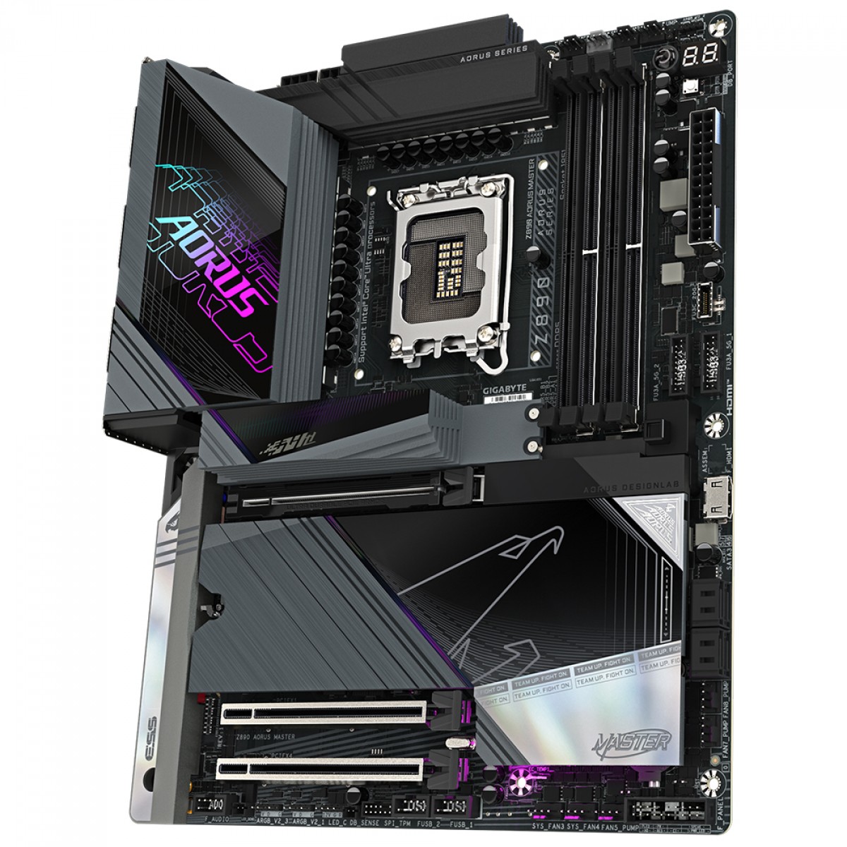 Placa Mãe Gigabyte Z890 AORUS MASTER, Chipset Z890, Intel LGA 1851, ATX, DDR5