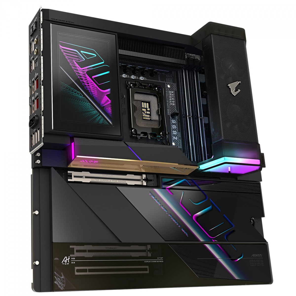 Placa Mãe Gigabyte Z890 Aorus Xtreme AI TOP, WiFi7, Chipset Z890, Intel LGA 1851, EATX, DDR5