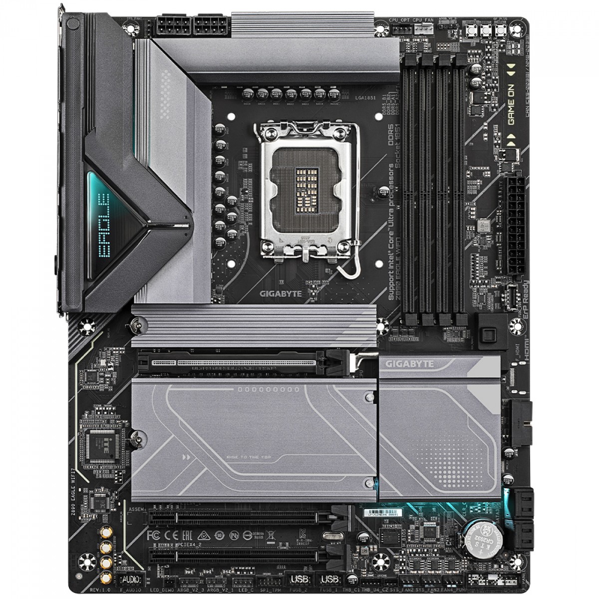 Placa Mãe Gigabyte Z890 EAGLE WIFI7, Chipset Z890, Intel LGA 1851, ATX, DDR5
