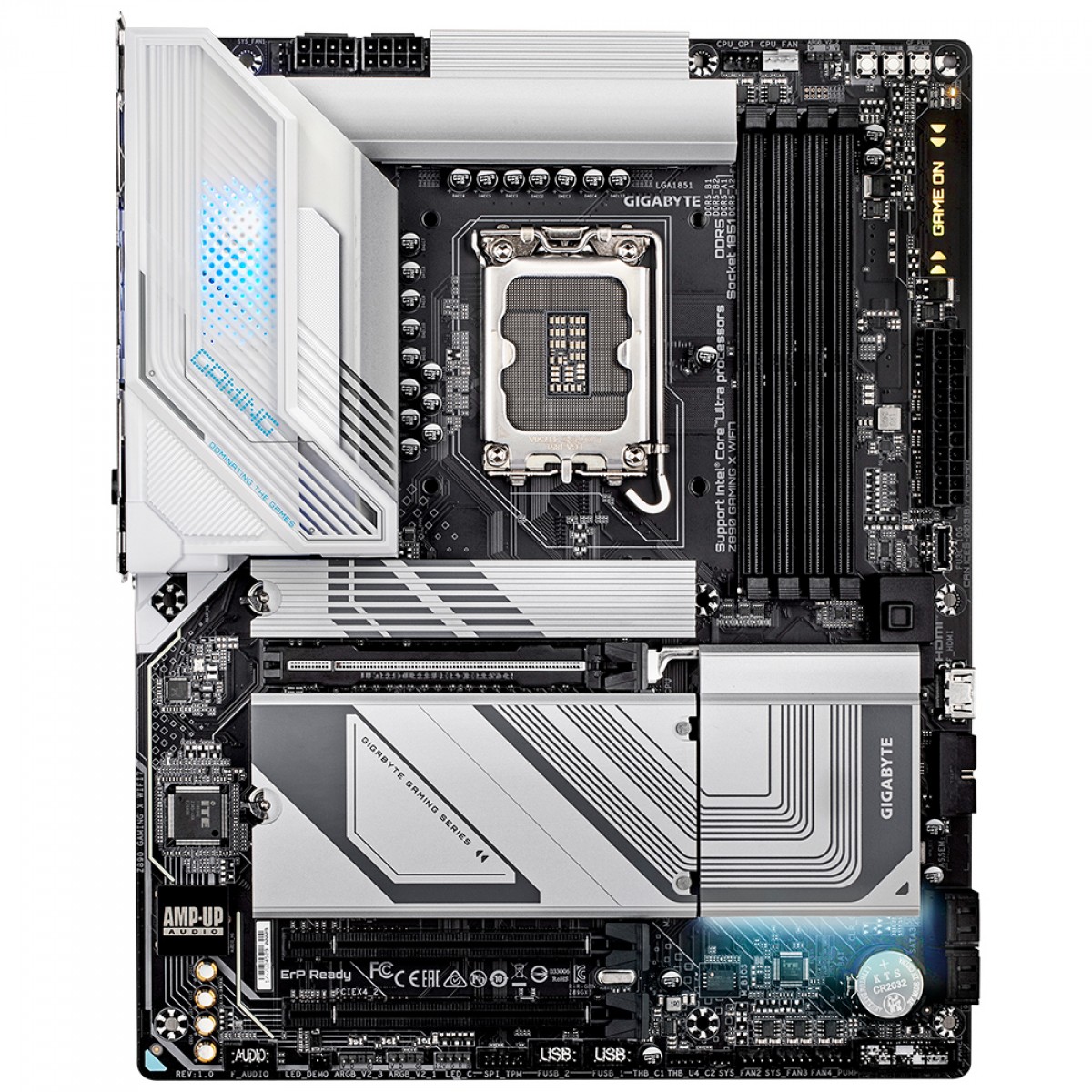 Placa Mãe Gigabyte Z890 GAMING X WIFI7, Chipset Z890, Intel LGA 1851, ATX, DDR5