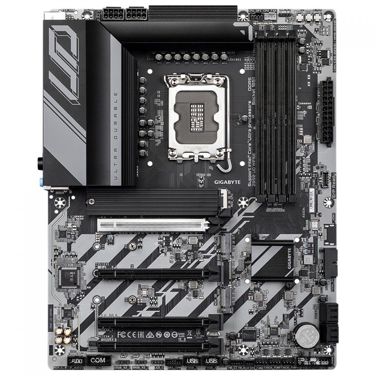 Placa Mãe Gigabyte Z890 UD WIFI6E, Chipset Z890, Intel LGA 1851, ATX, DDR5