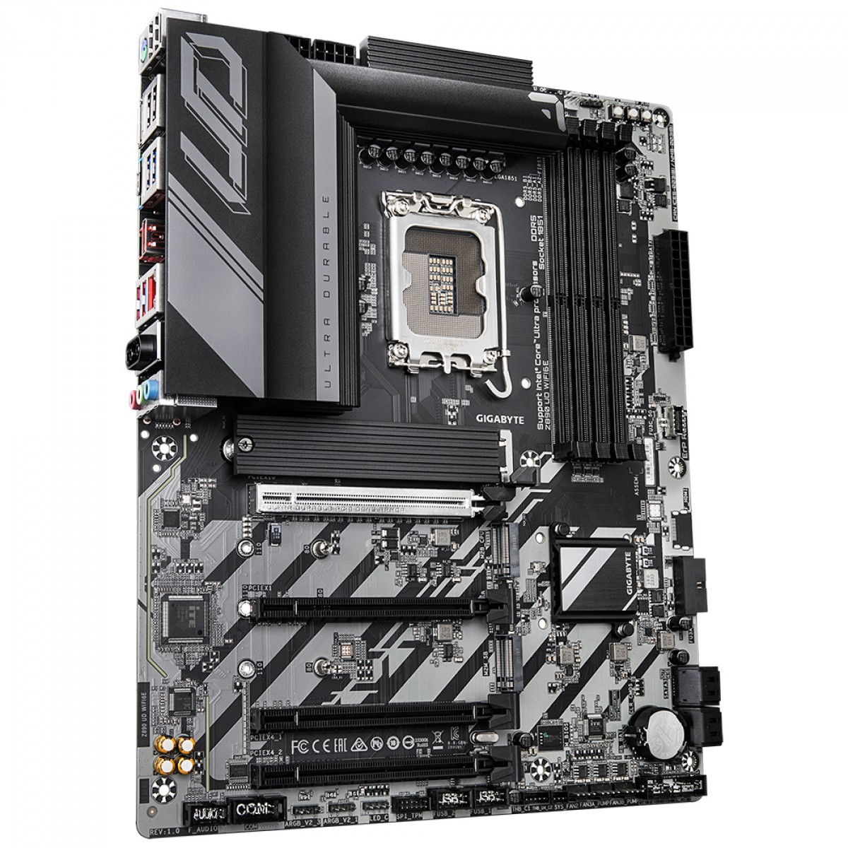 Placa Mãe Gigabyte Z890 UD WIFI6E, Chipset Z890, Intel LGA 1851, ATX, DDR5