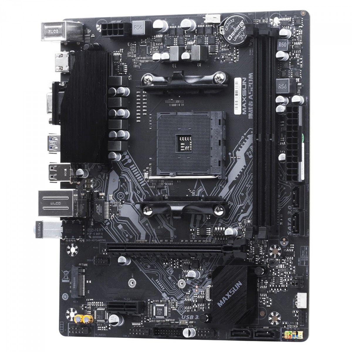 Placa Mãe MAXSUN A520M MS-Challenger, Chipset A520, AMD AM4, mATX, DDR4
