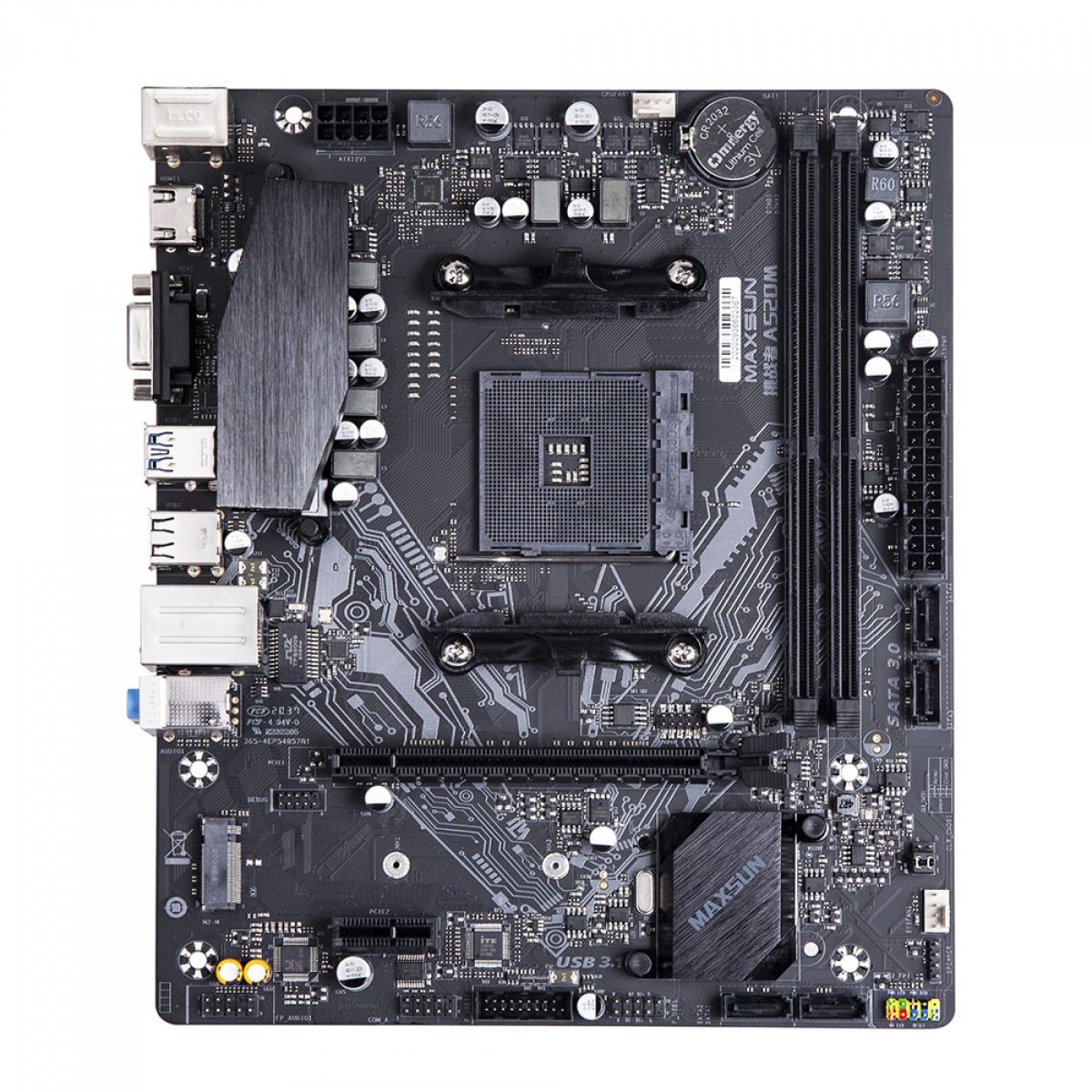 Placa Mãe MAXSUN A520M MS-Challenger, Chipset A520, AMD AM4, mATX, DDR4