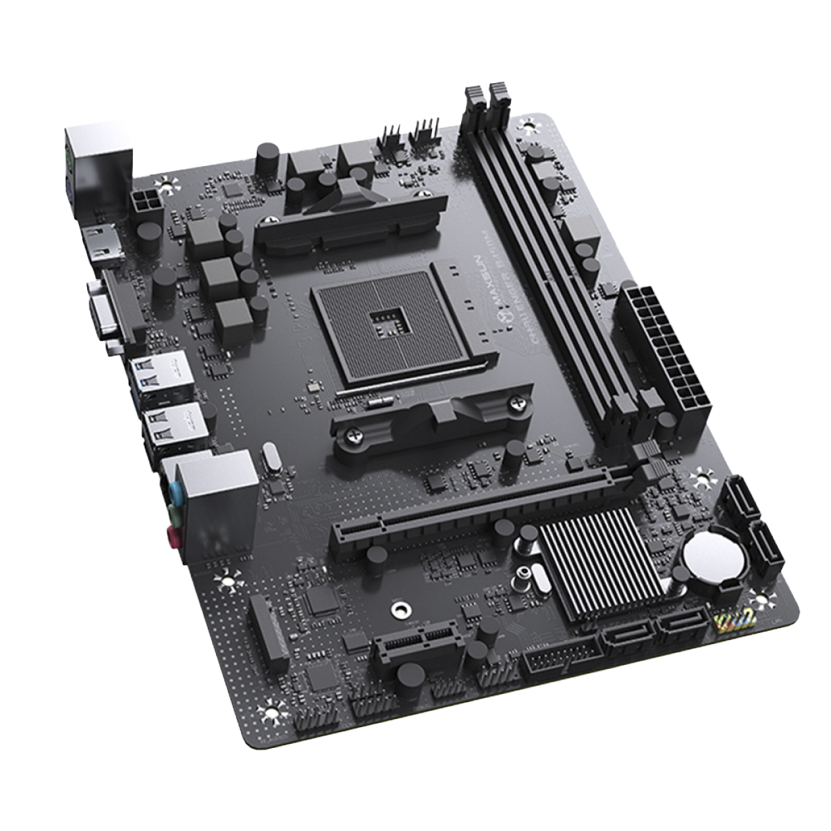 Placa Mãe MAXSUN B450M MS-Challenger, Chipset B450, AMD AM4, mATX, DDR4
