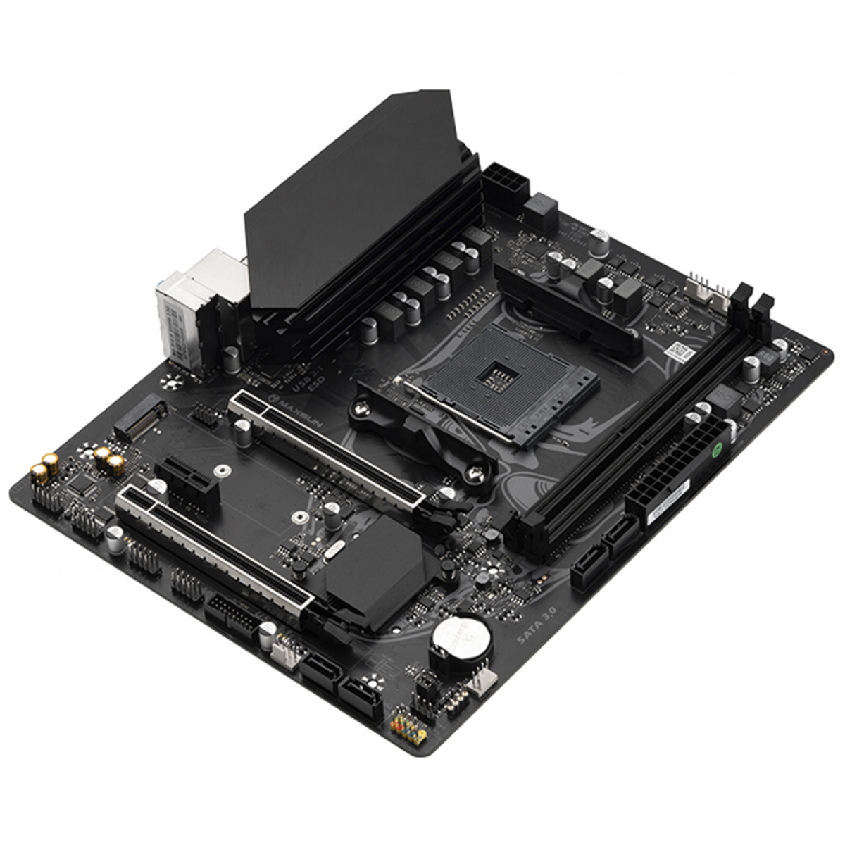 Placa Mãe MAXSUN B550M 2.5G MS-Terminator, Chipset B550, AMD AM4, mATX, DDR4
