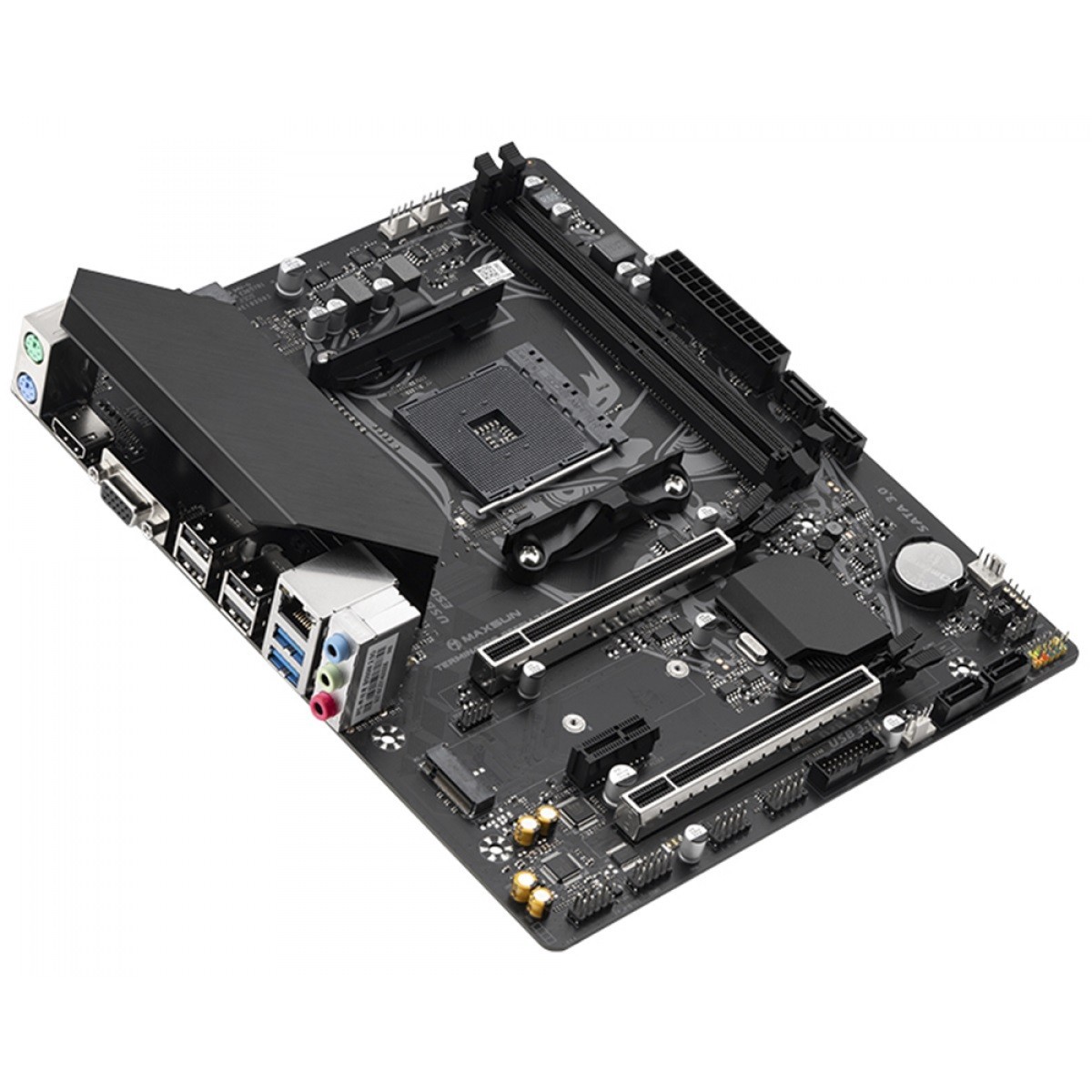 Placa Mãe MAXSUN B550M MS-Terminator, Chipset B550, AMD AM4, mATX, DDR4
