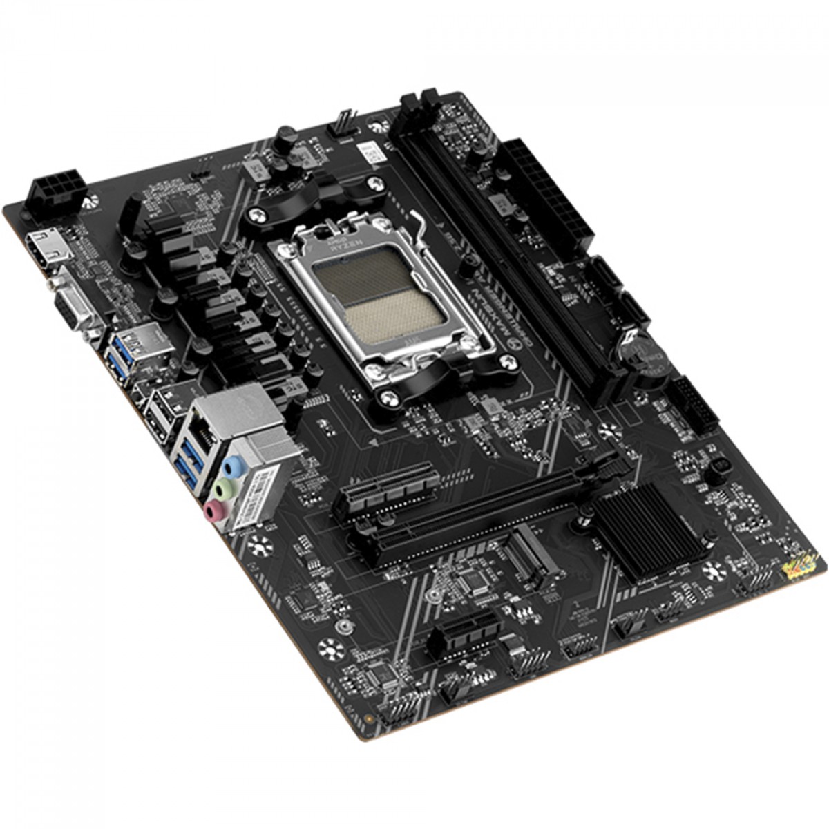 Placa Mãe Maxsun Challenger A620A 2.5G, Chipset A620, AMD AM5, MATX, DDR5, MS-Challenger A620A 2.5G - OPEN BOX