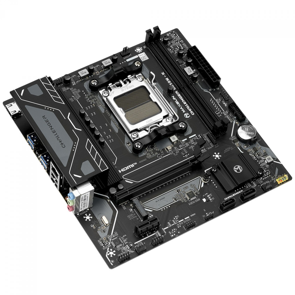 Placa Mãe Maxsun Challenger B850M-K, Chipset B850, AMD AM5, mATX, DDR5