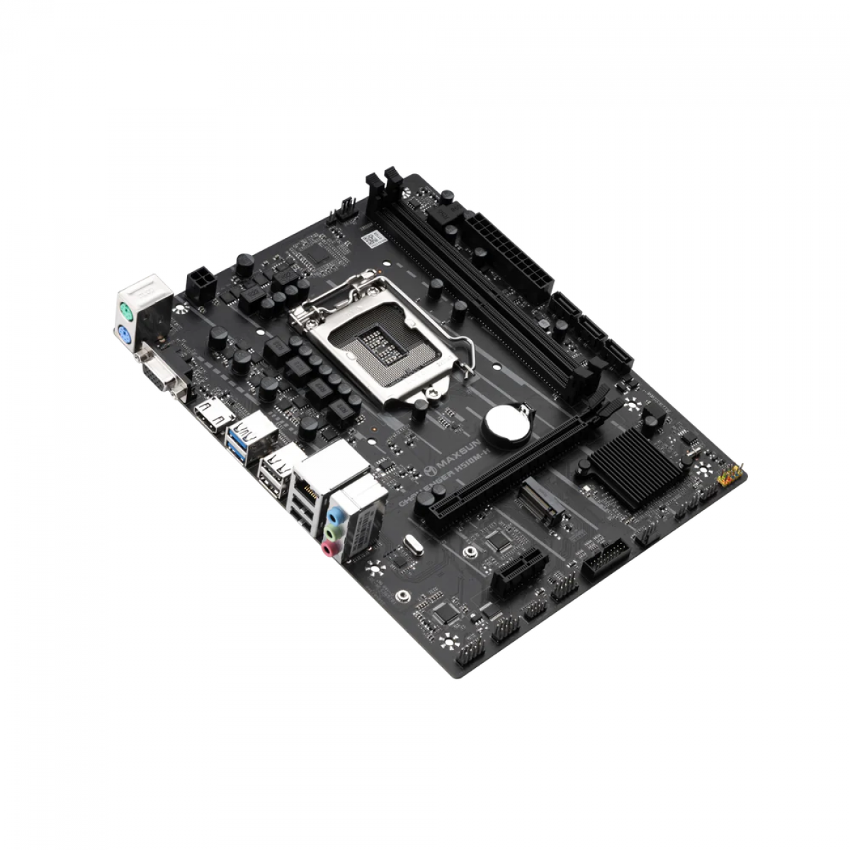 Placa Mãe MAXSUN Challenger H510M-H, Chipset H470, Intel LGA 1200, m-ATX, DDR4