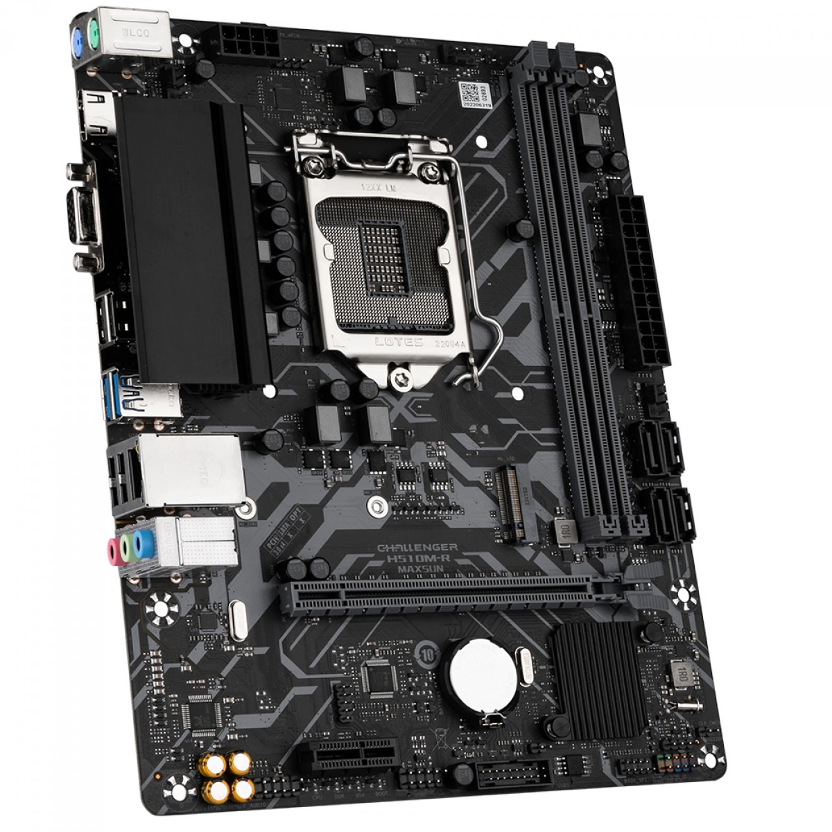 Placa Mãe Maxsun Challenger H510M-R, Chipset H510, Intel LGA 1200, mATX, DDR4