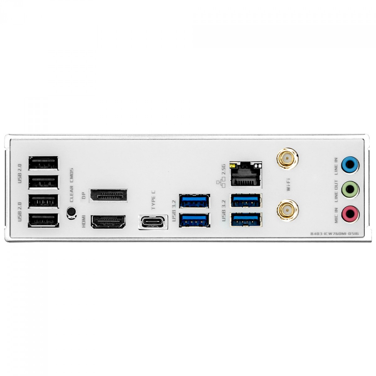 Placa Mãe Maxsun iCraft B760M Cross, Chipset B760, Intel LGA 1700, mATX, DDR5, WiFi, Branco