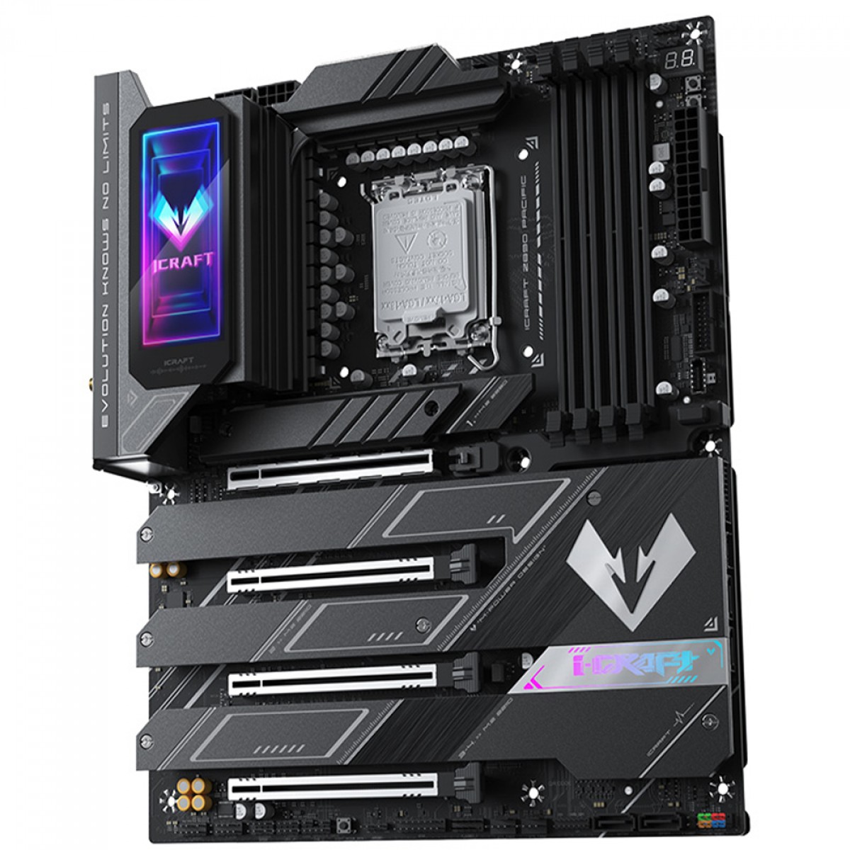 Placa Mãe Maxsun iCraft Z890 Pacific, Chipset Z890, Intel LGA 1851, ATX, DDR5