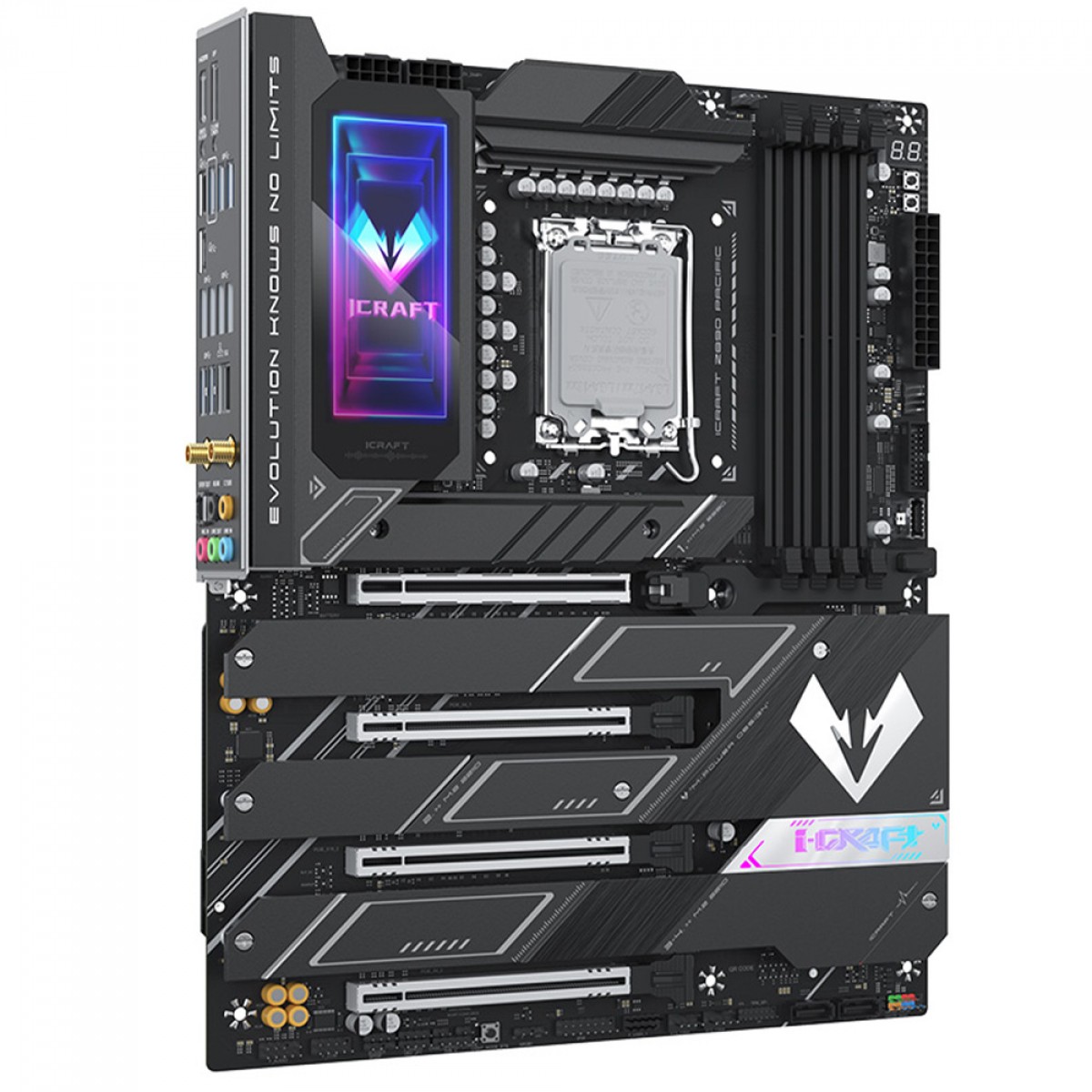 Placa Mãe Maxsun iCraft Z890 Pacific, Chipset Z890, Intel LGA 1851, ATX, DDR5