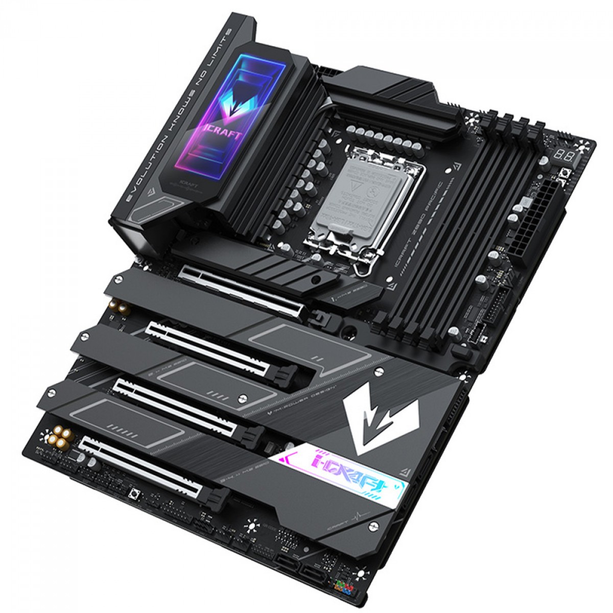 Placa Mãe Maxsun iCraft Z890 Pacific, Chipset Z890, Intel LGA 1851, ATX, DDR5