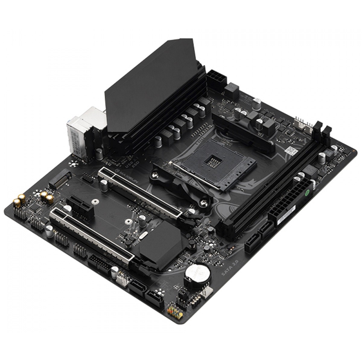 Placa Mãe MAXSUN MS-Terminator B550M 2.5G, Chipset B550, AMD AM4, mATX, DDR4