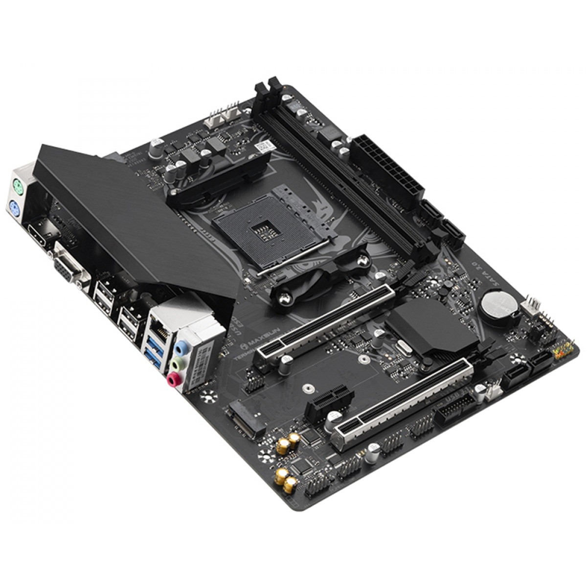 Placa Mãe MAXSUN MS-Terminator B550M 2.5G, Chipset B550, AMD AM4, mATX, DDR4