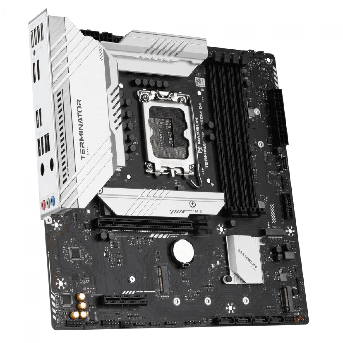 Placa Mãe MAXSUN Terminator B760M D4 V2, Chipset B760, Intel LGA 1700, m-ATX, DDR4