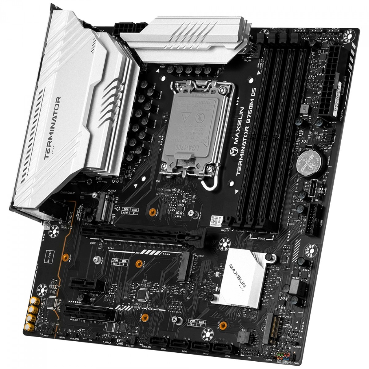Placa Mãe Maxsun Terminator B760M D5 WiFi, Chipset B760, Intel LGA 1700, mATX, DDR5