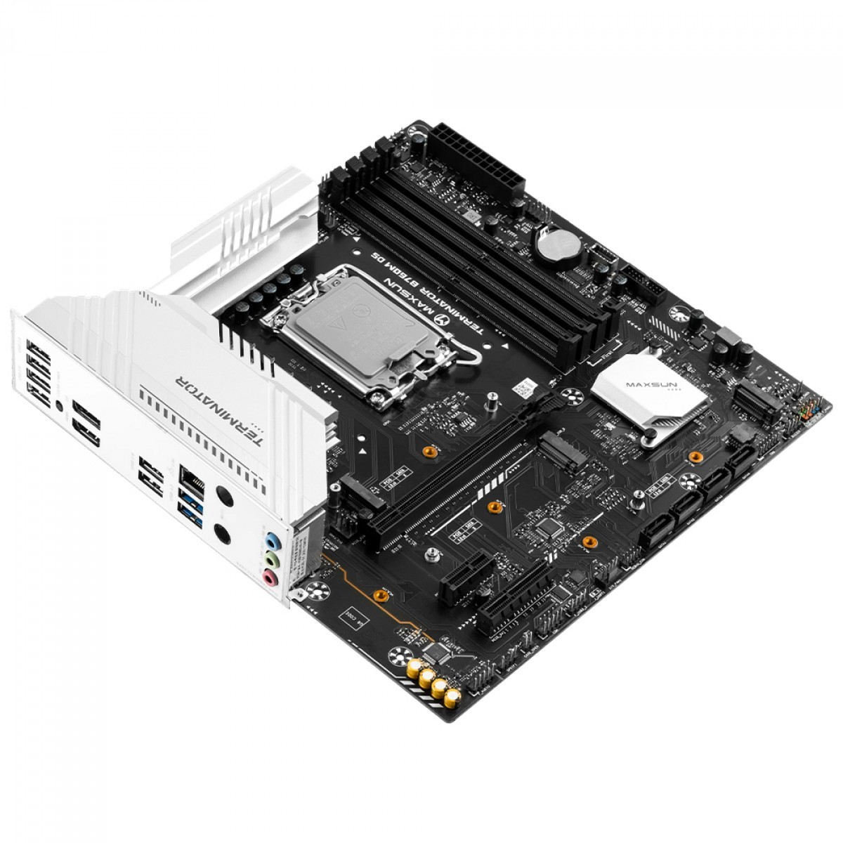 Placa Mãe Maxsun Terminator B760M D5 WiFi, Chipset B760, Intel LGA 1700, mATX, DDR5