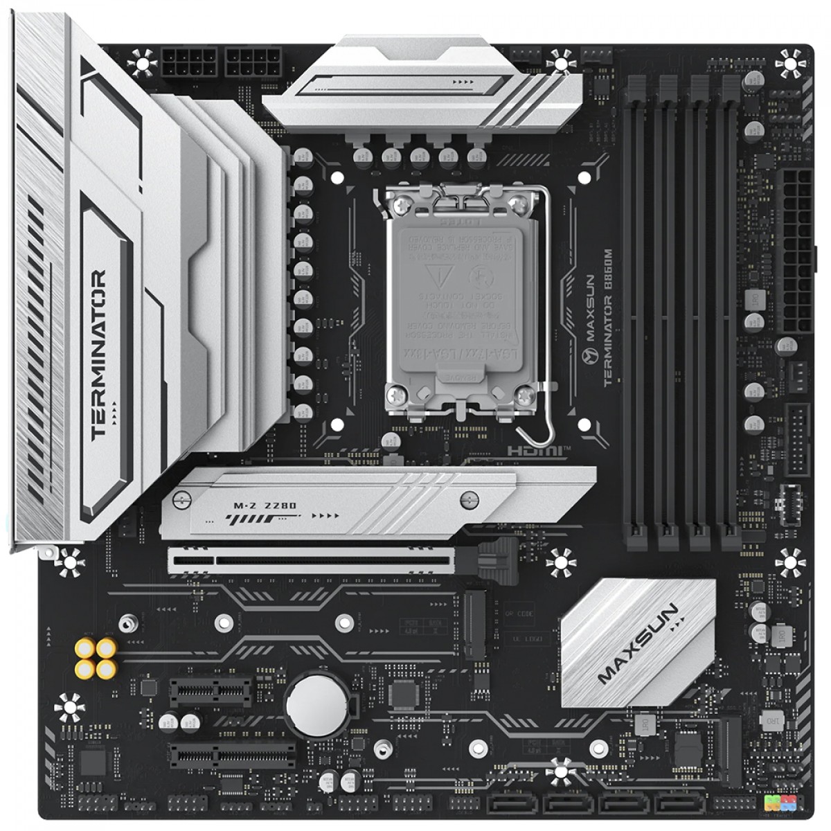 Placa Mãe Maxsun Terminator B860M, Chipset B860, Intel LGA 1851, mATX, DDR5