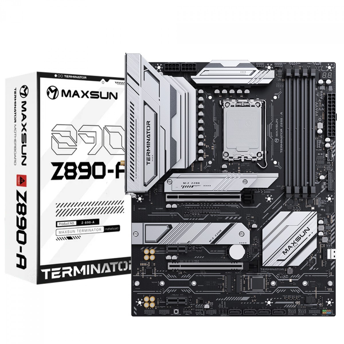 Placa Mãe Maxsun Terminator Z890-A WIFI, Chipset Z890, Intel LGA 1851, ATX, DDR5