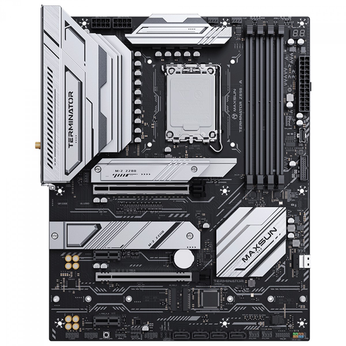 Placa Mãe Maxsun Terminator Z890-A WIFI, Chipset Z890, Intel LGA 1851, ATX, DDR5