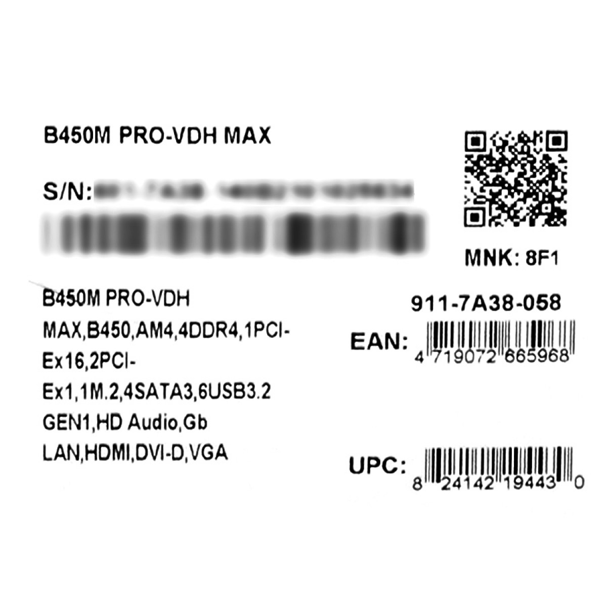 Placa Mãe MSI B450M PRO-VDH MAX, Chipset B450, AMD AM4, mATX, DDR4, B450M PRO-VDH MAX