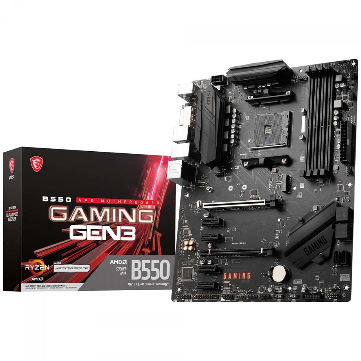 Placa Mãe MSI B550 Gaming Gen3, Chipset B550, AMD AM4, ATX, DDR4