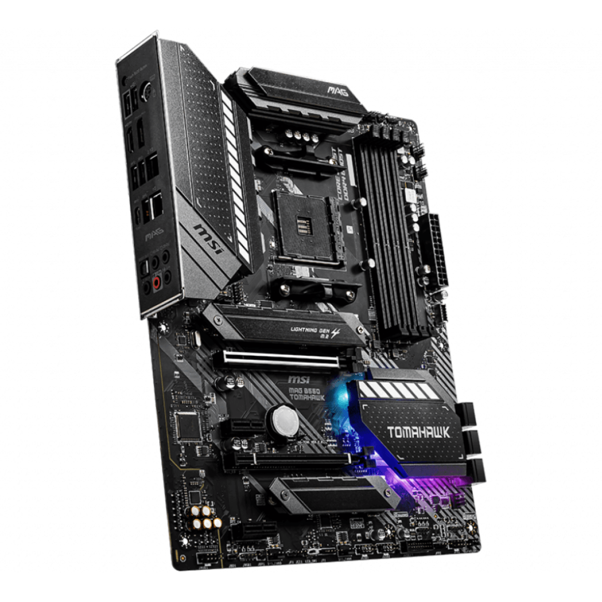 Placa Mãe MSI MAG B550 Tomahawk, Chipset B550, AMD AM4, ATX, DDR4