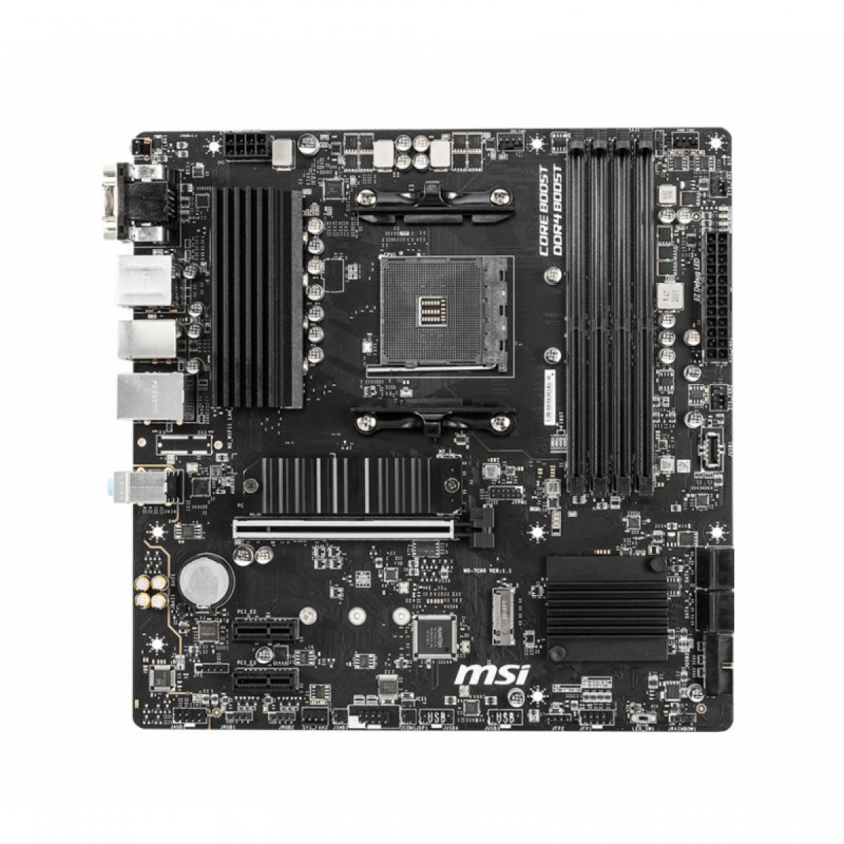 Placa Mãe MSI B550M PRO-VDH, Chipset B550, AMD AM4, mATX, DDR4