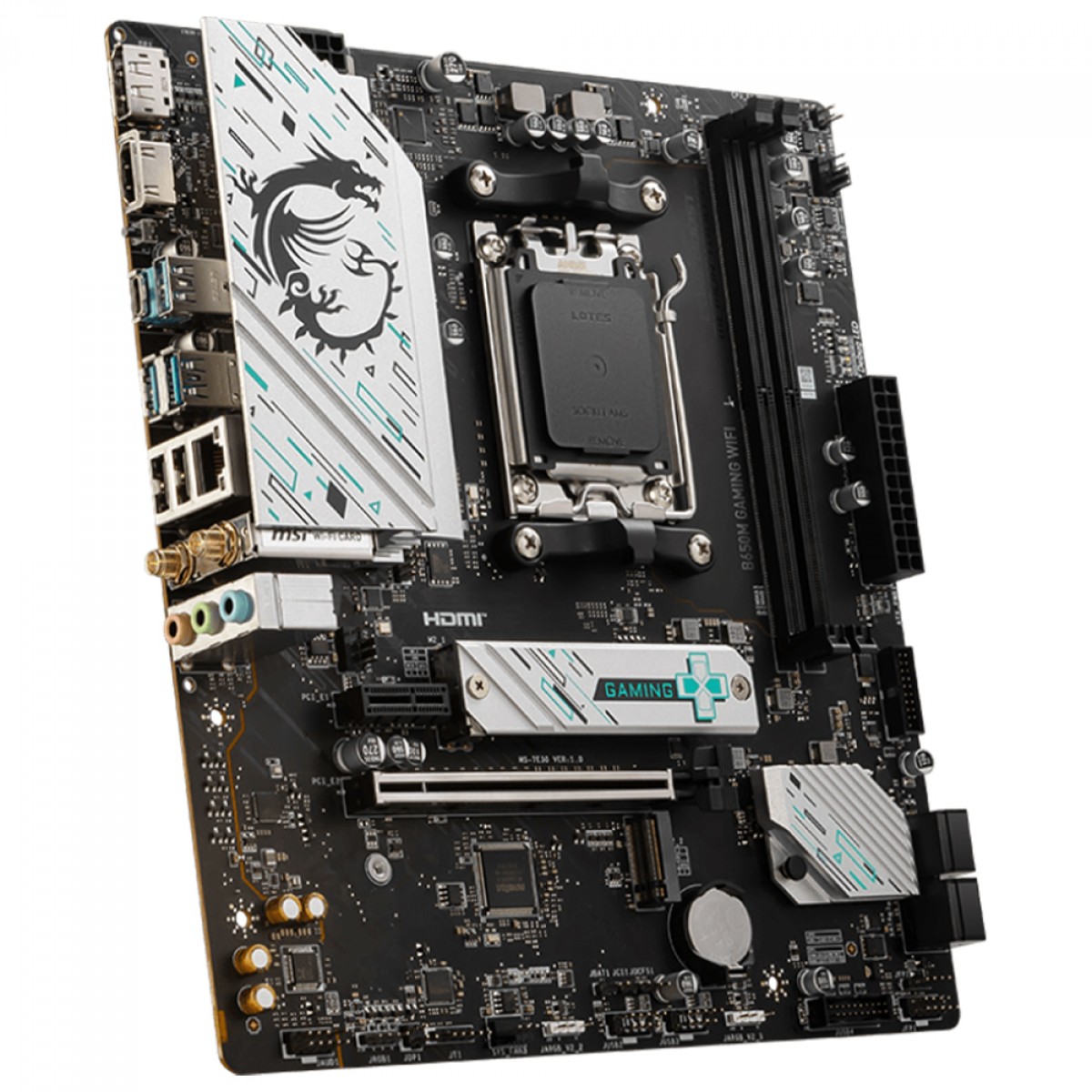 Placa Mãe MSI B650M Gaming WiFi, Chipset B650, AMD AM5, mATX, DDR5