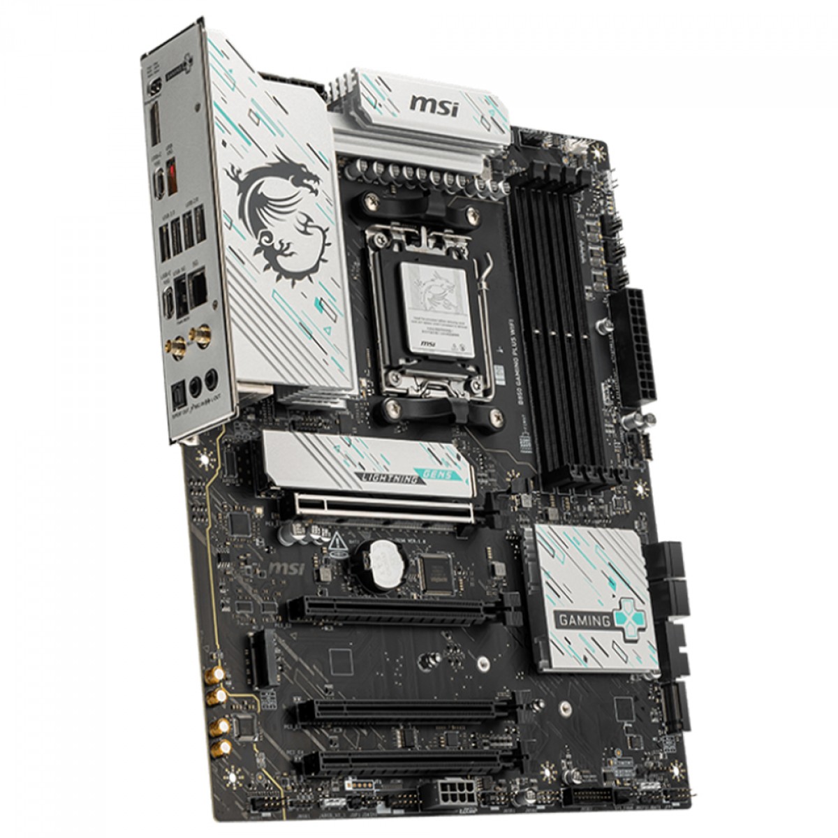 Placa Mãe MSI B850 Gaming PLUS WIFI, Chipset B850, AMD AM5, ATX, DDR5