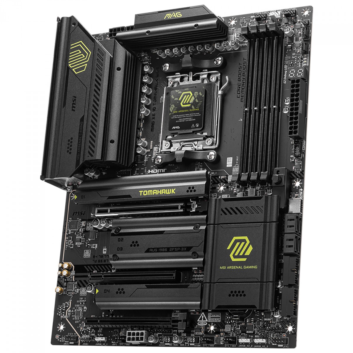 Placa Mãe MSI MAG X870 Tomahawk Wi-Fi, Chipset X870, AMD AM5, ATX, DDR5