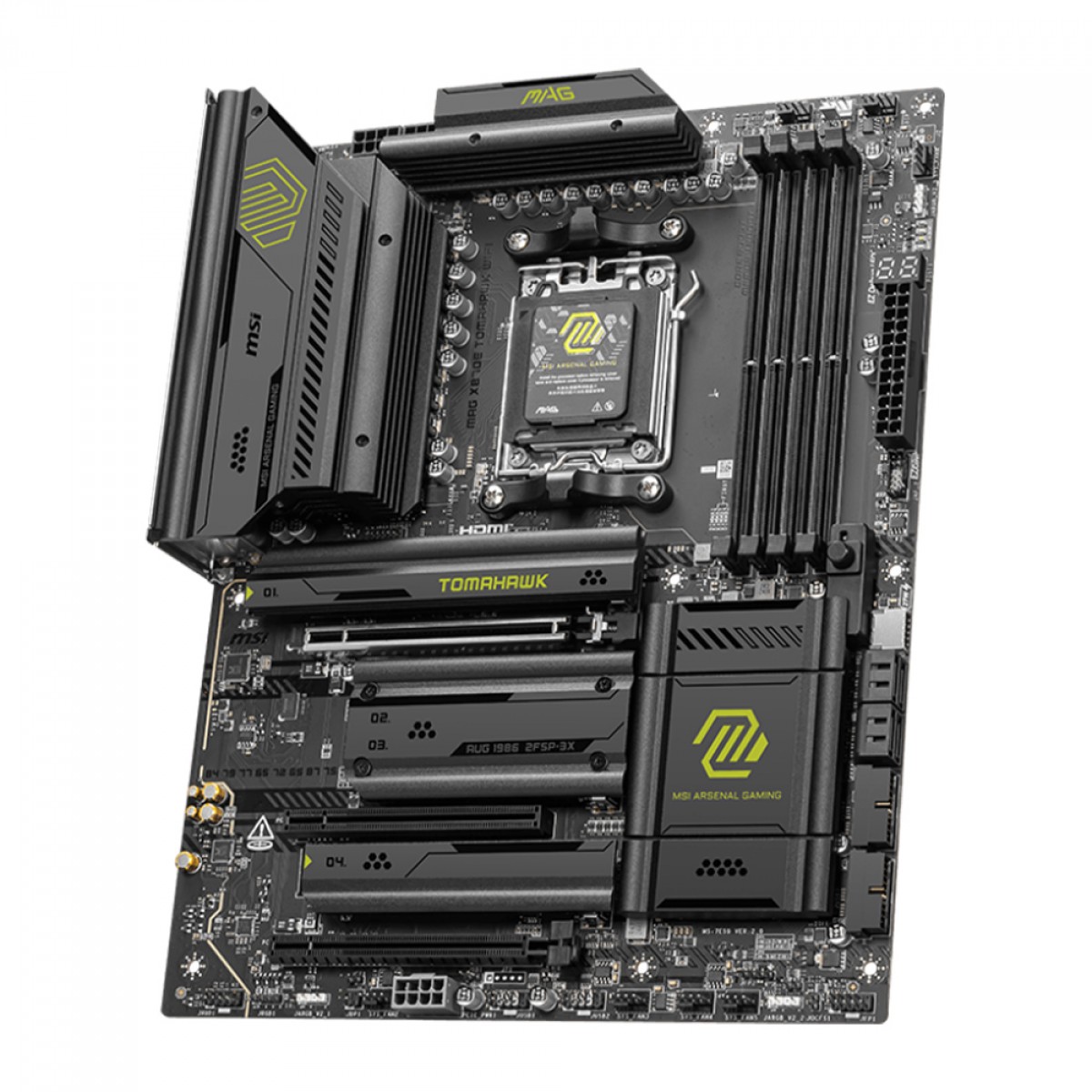 Placa Mãe MSI MAG X870E Tomahawk WIFI, Chipset X870, AMD AM5, ATX, DDR5