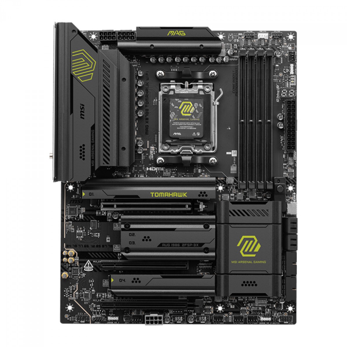 Placa Mãe MSI MAG X870E Tomahawk WIFI, Chipset X870, AMD AM5, ATX, DDR5