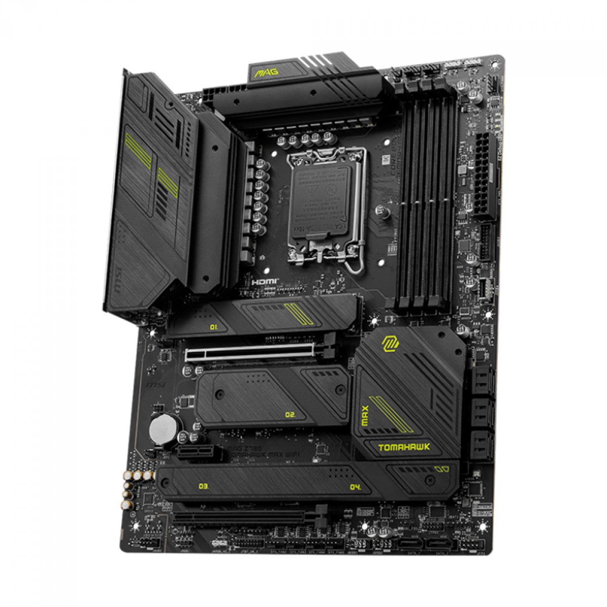Placa Mãe MSI MAG Z790 TOMAHAWK MAX WIFI, Chipset Z790, Intel LGA 1700, ATX, DDR5, 911-7E25-010