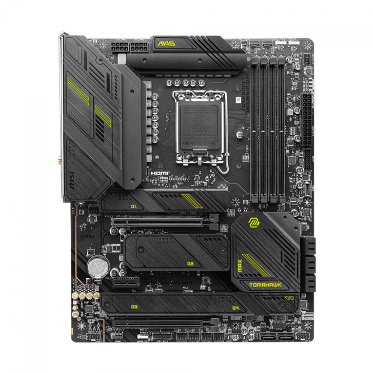 Placa Mãe MSI MAG Z790 TOMAHAWK MAX WIFI, Chipset Z790, Intel LGA 1700, ATX, DDR5, 911-7E25-010