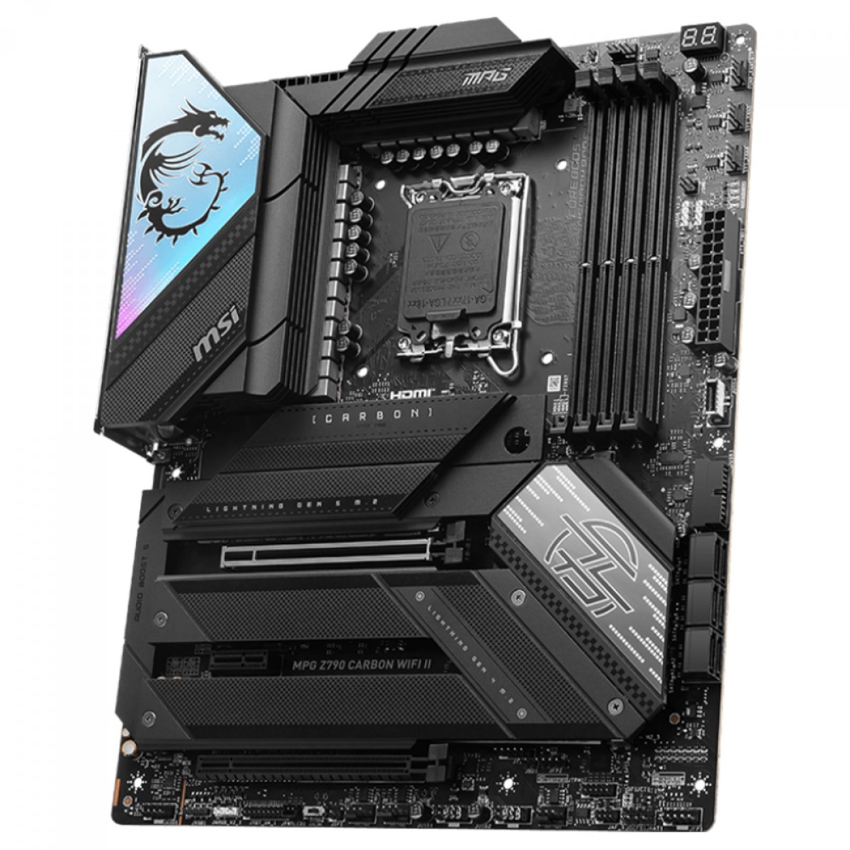 Placa Mãe MSI MPG Z790 Carbon WIFI II, Chipset Z790, Intel LGA 1700, ATX, DDR5, RGB