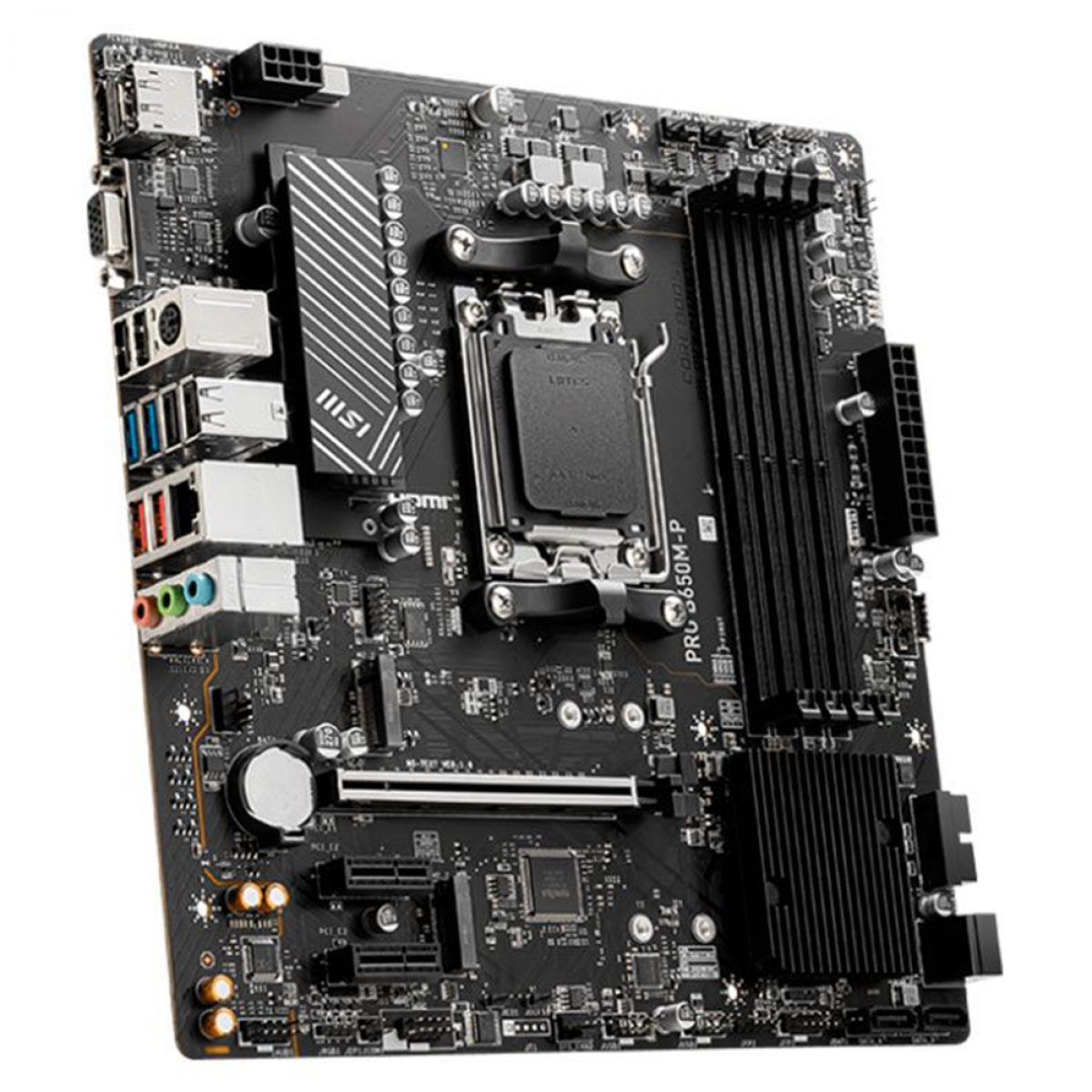 Placa Mãe MSI PRO B650M-P, Chipset B650, AMD AM5, M-ATX, DDR5, 911-7E28-001