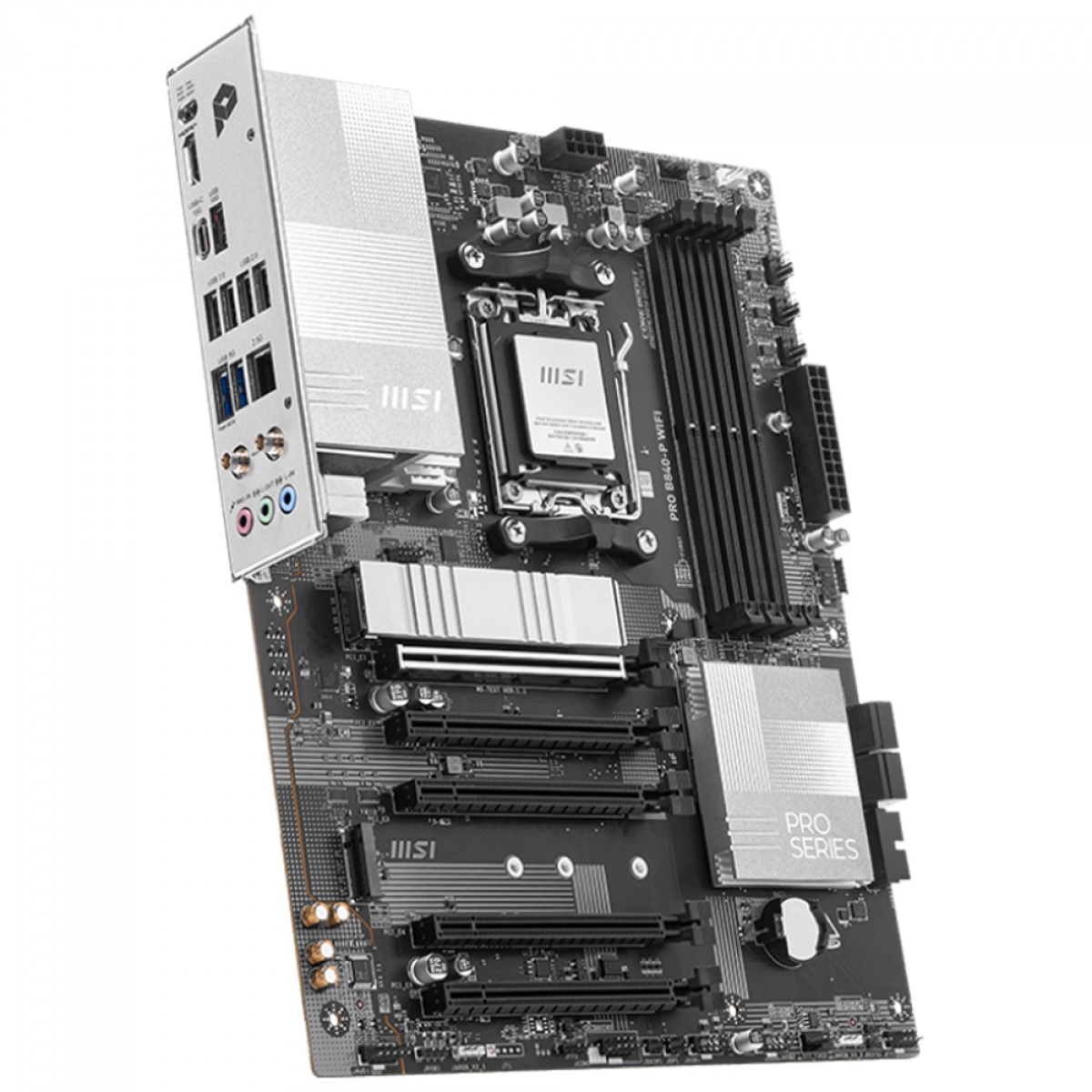 Placa Mãe MSI PRO B840-P WIFI, Chipset B840, AMD AM5, ATX, DDR5