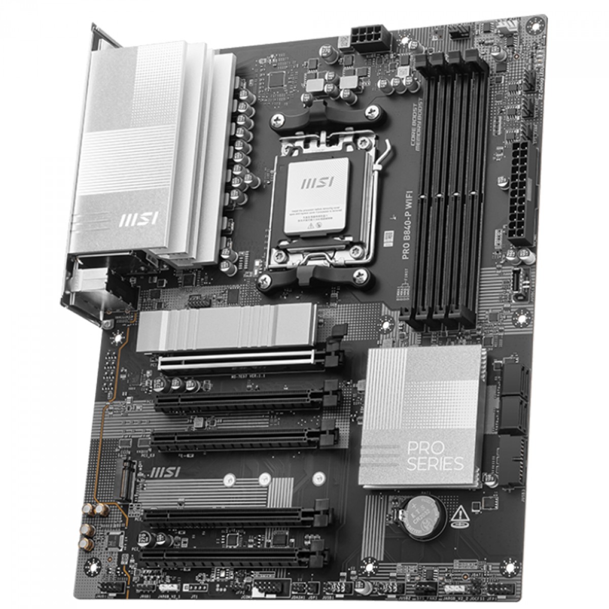 Placa Mãe MSI PRO B840-P WIFI, Chipset B840, AMD AM5, ATX, DDR5
