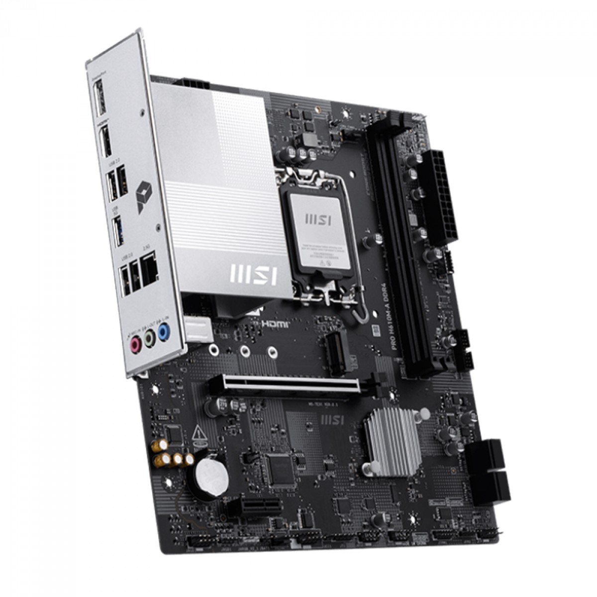 Placa Mãe MSI PRO H610M-A, Chipset H610, Intel LGA 1700, M-ATX, DDR4