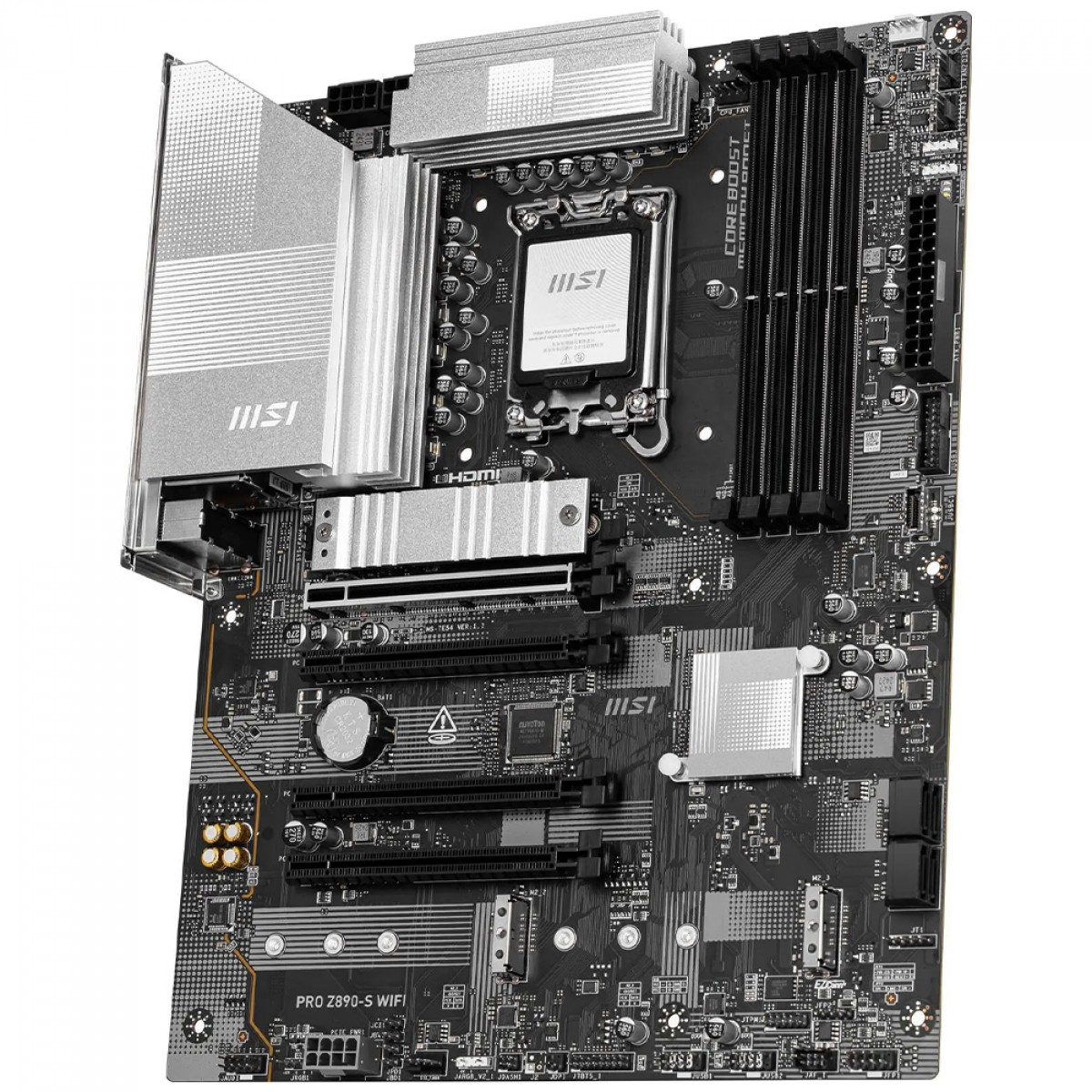 Placa Mãe MSI PRO Z890-S WIFI, Chipset Z890, Intel LGA 1851, ATX, DDR5