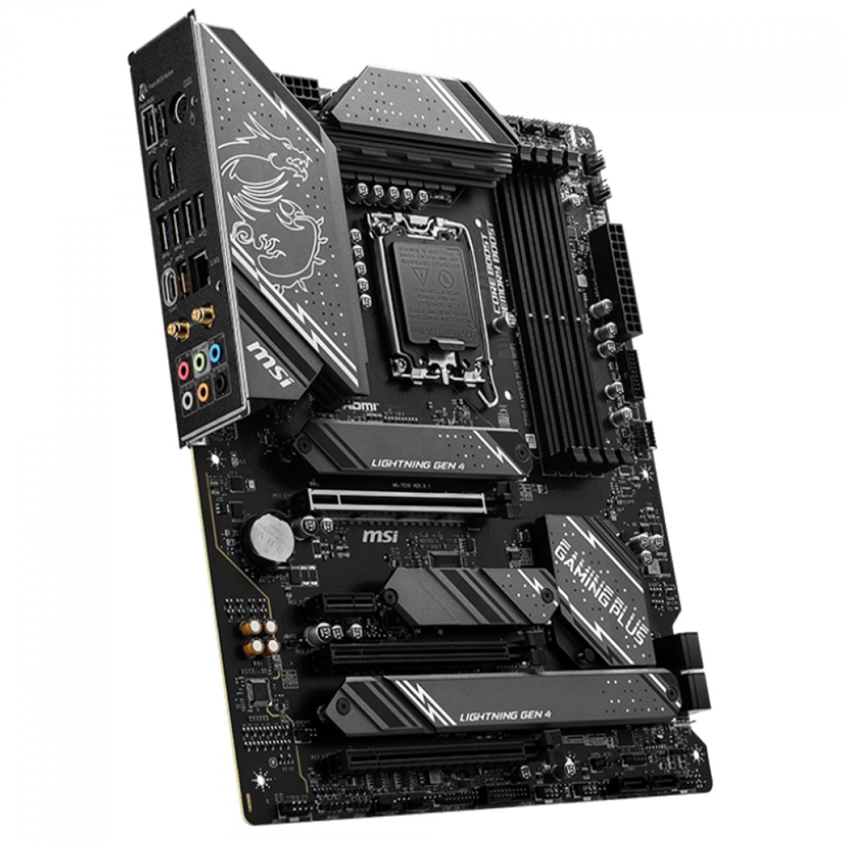  Placa Mãe MSI Z790 Gaming Plus WIFI, Chipset Z790, Intel LGA 1700, ATX, DDR5